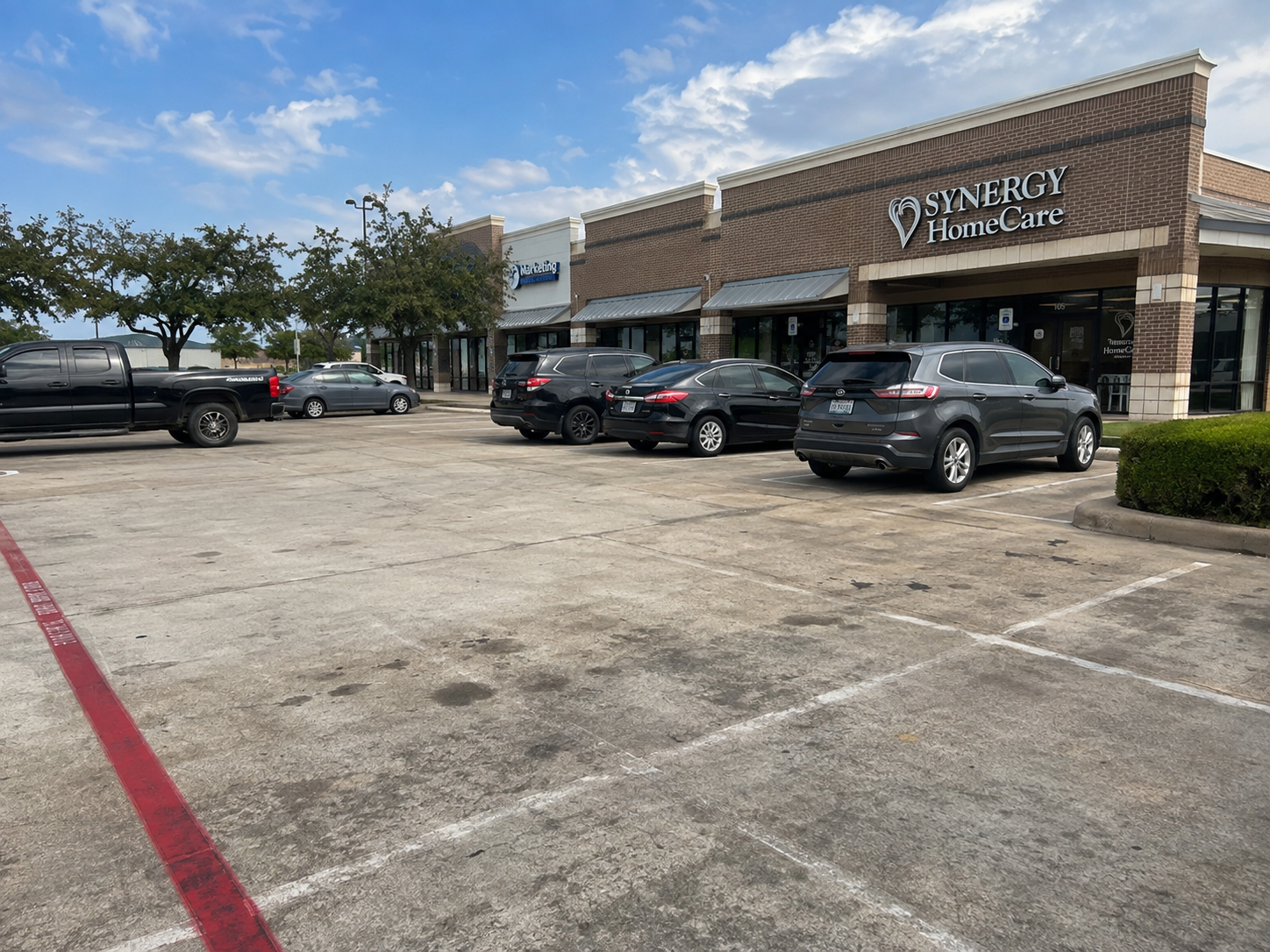 Parking Lot Cleaning before cleaning