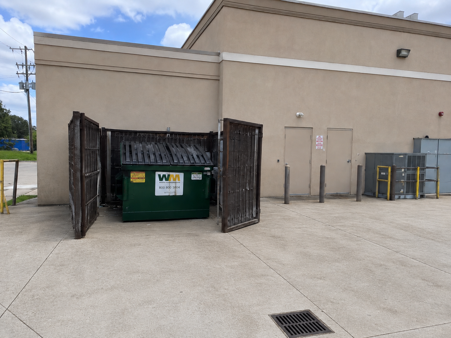 Dumpster Pad and Service-Area Cleaning in the Houston area